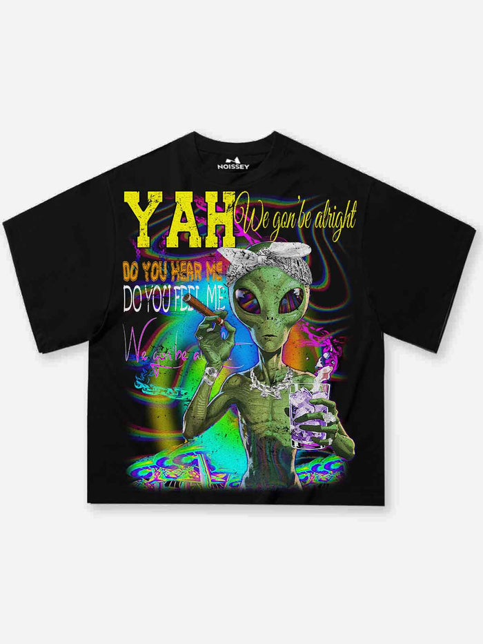 YAH！We gon' be alright Unisex Tişört