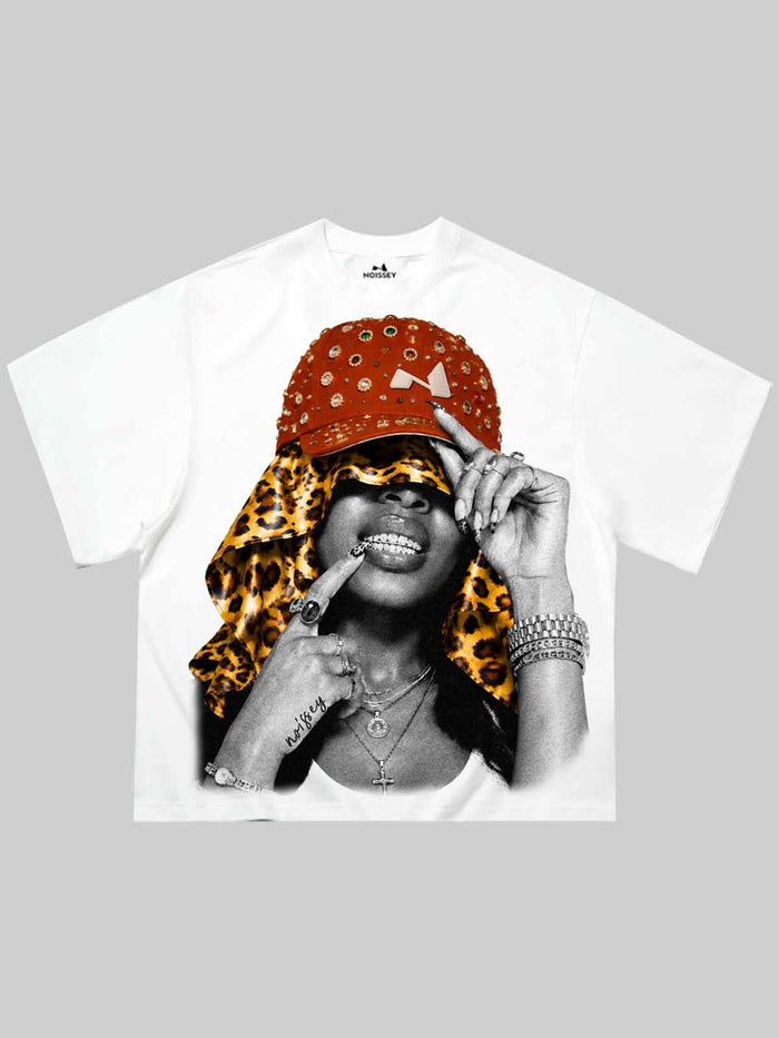 Leopar Kız Unisex Tişört