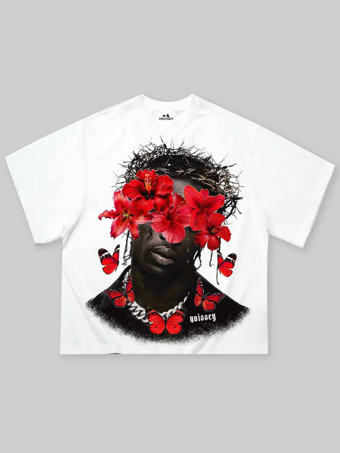 Red Bloom Unisex Tişört