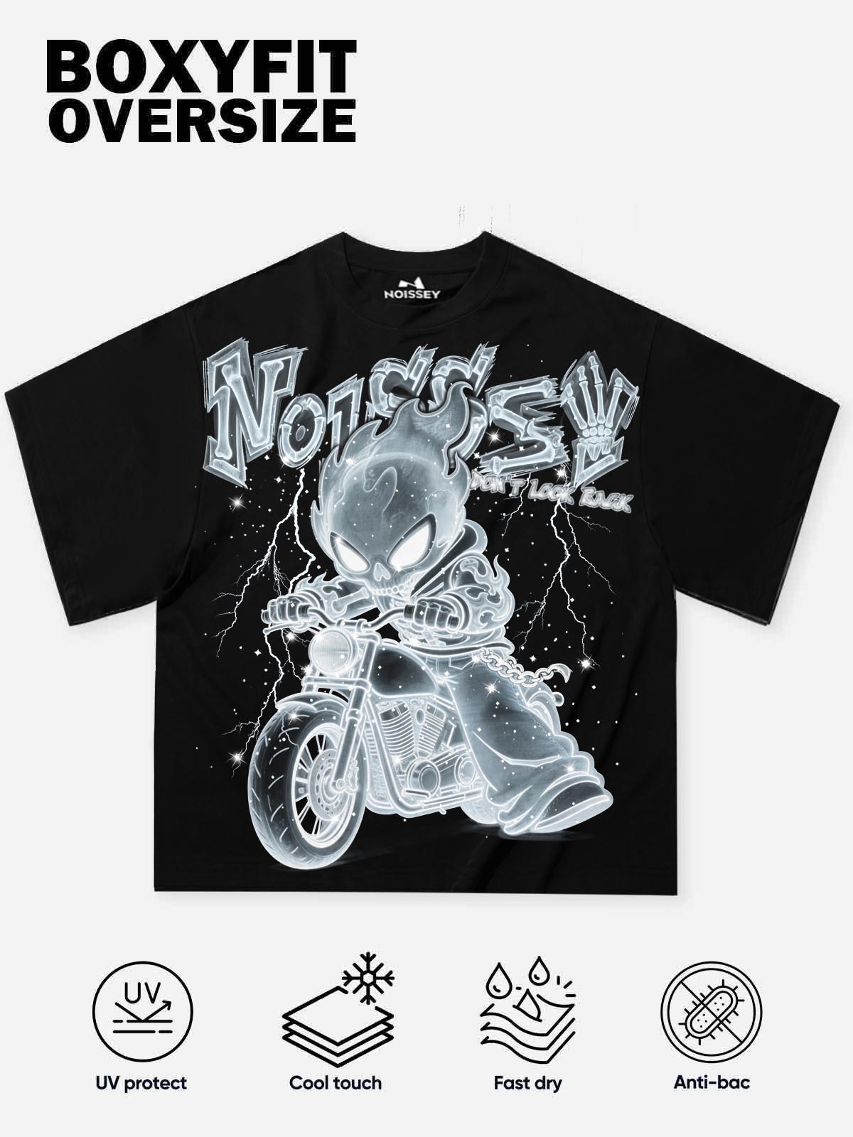 X-Ray Phantom Rider Siyah Unisex Tişört