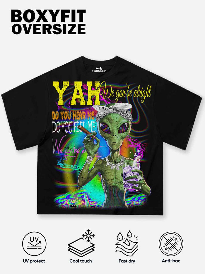 YAH！We gon' be alright Unisex Tişört