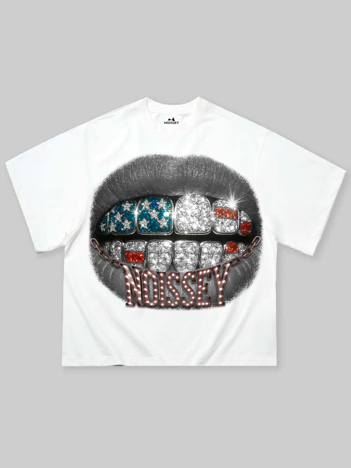 Pentagram Grillz Unisex Tişört