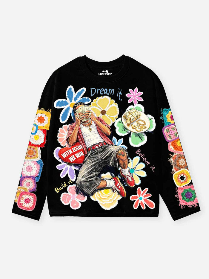 Dream & Win Unisex Uzun Kollu Tişört