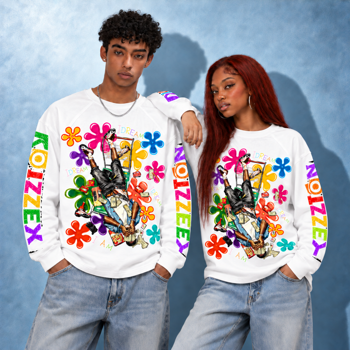 IDREAM Hayalperest Beyaz Unisex Uzun Kollu Tişört