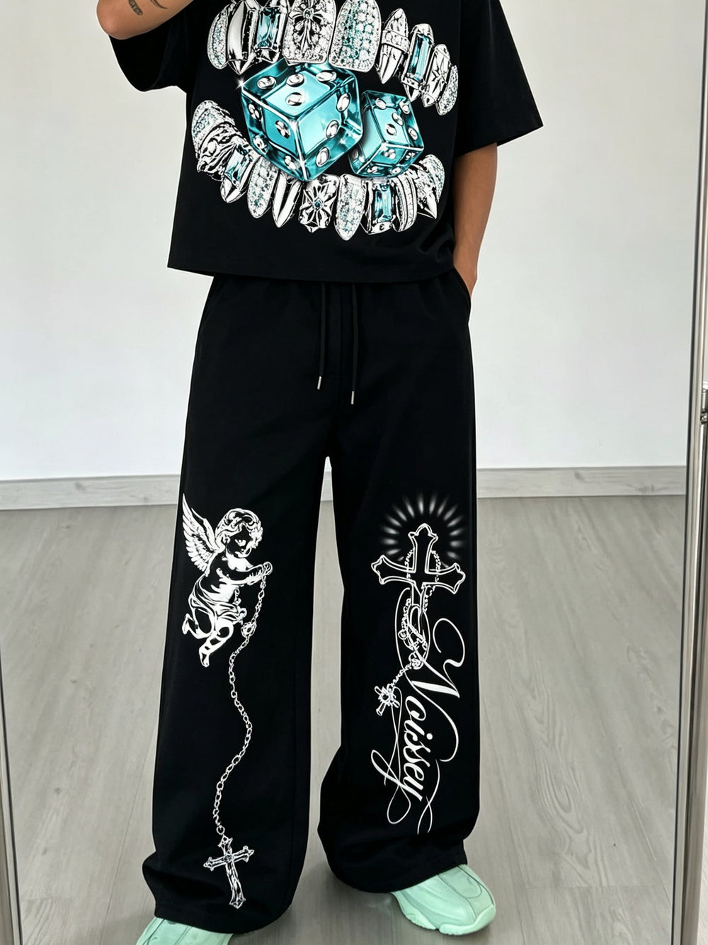 Melek ve Haç Unisex Pantolon