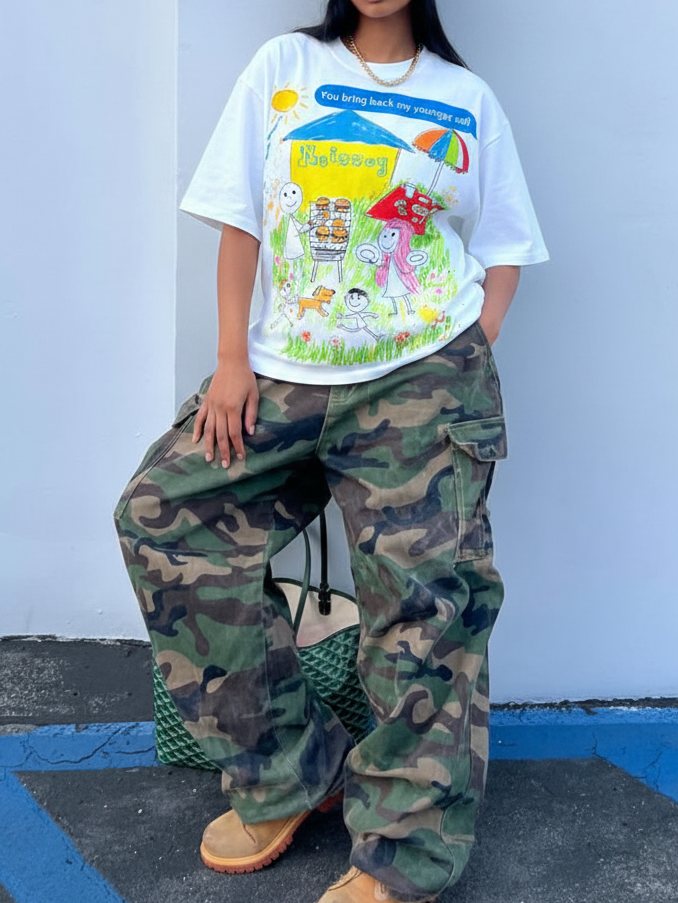 Younger Self Beyaz Unisex Tişört