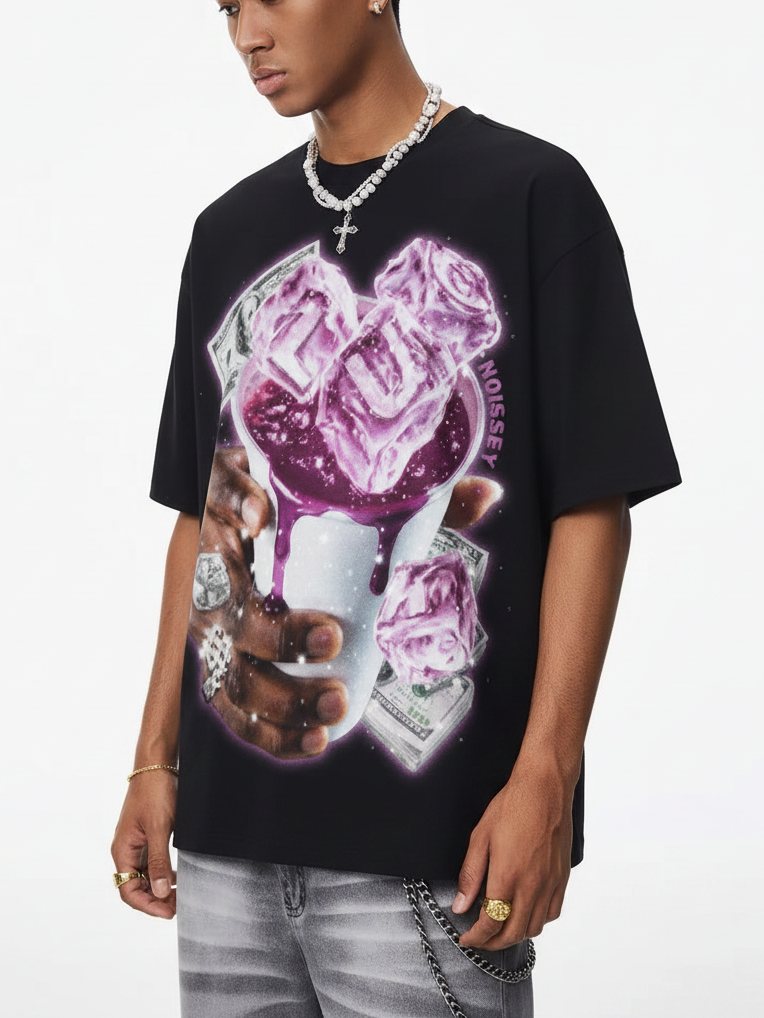 Frozen Cash Siyah Unisex Tişört