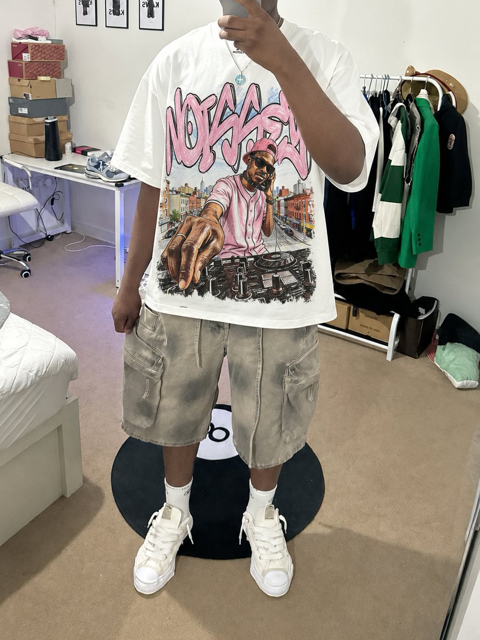 Şehir Sound Beyaz Unisex Tişört