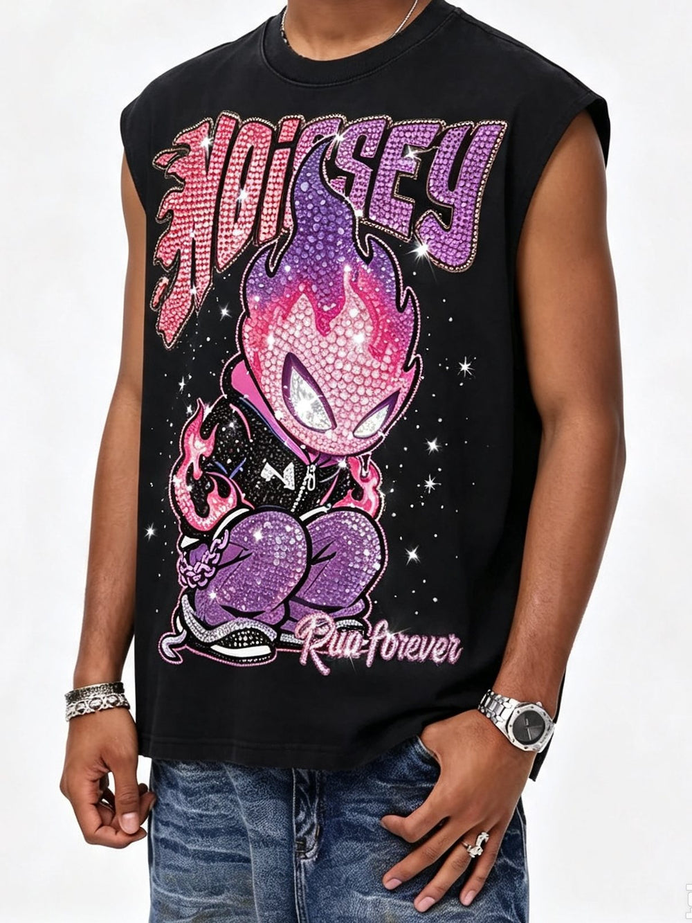 Run Forever Taşlı Unisex Atlet