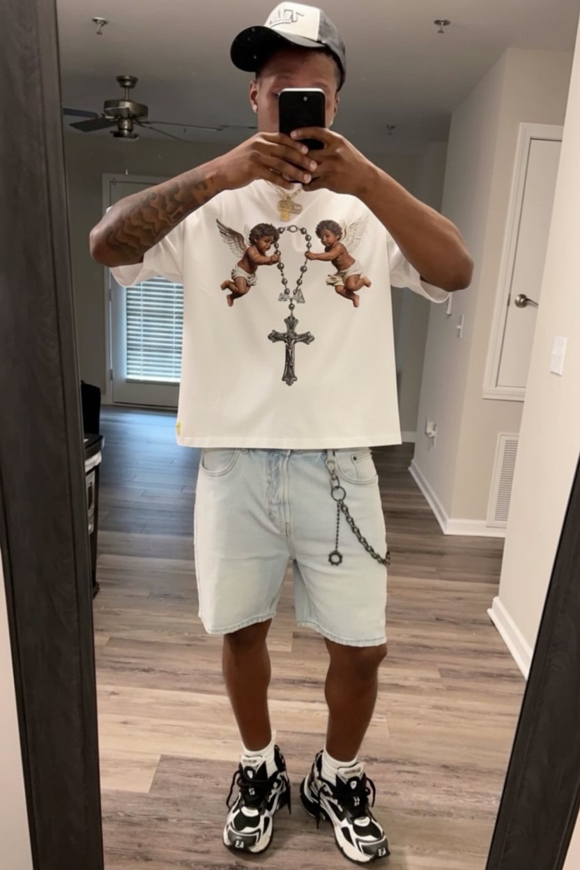 Cherub Divine Faith Beyaz Unisex Tişört