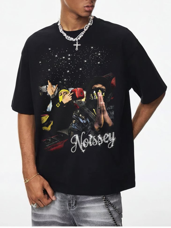 Luxury Brotherhood Siyah Unisex Tişört