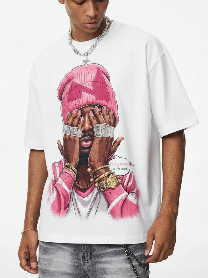 Pink Beanie Unisex Tişört
