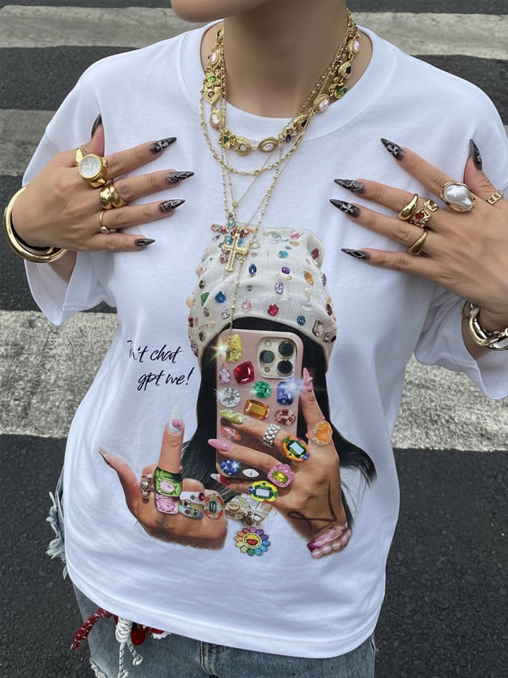 Don't ChatGPT Me Beyaz Unisex Tişört