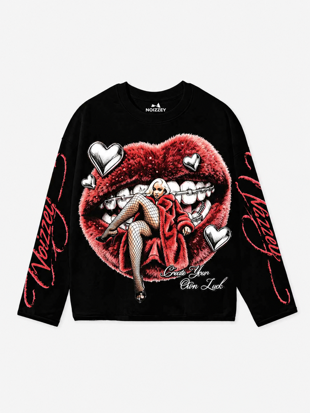 Yakut Grillz Siyah Unisex Uzun Kollu Tişört