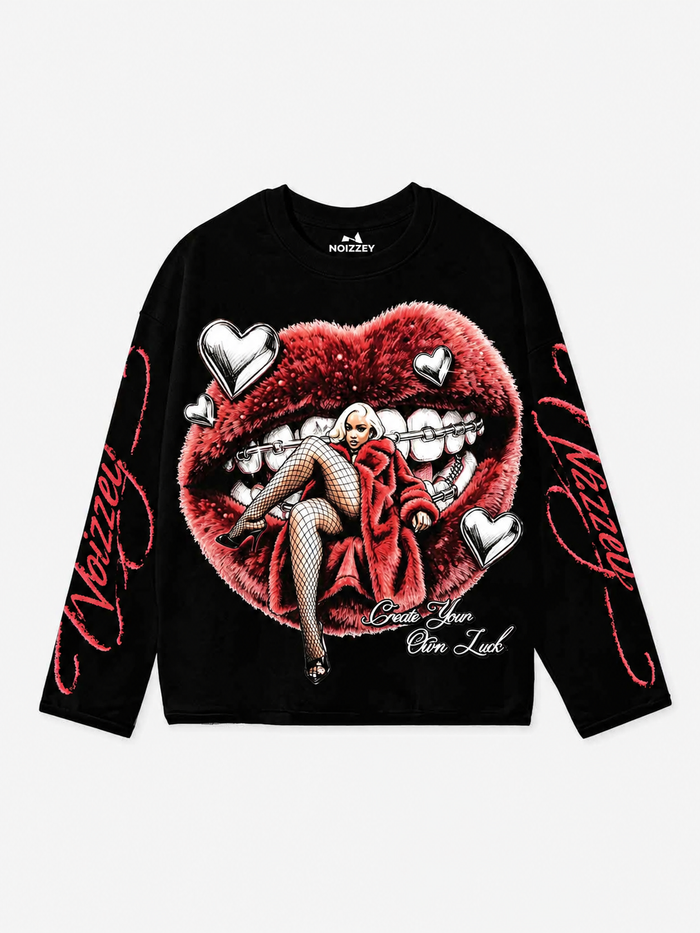 Yakut Grillz Siyah Unisex Uzun Kollu Tişört